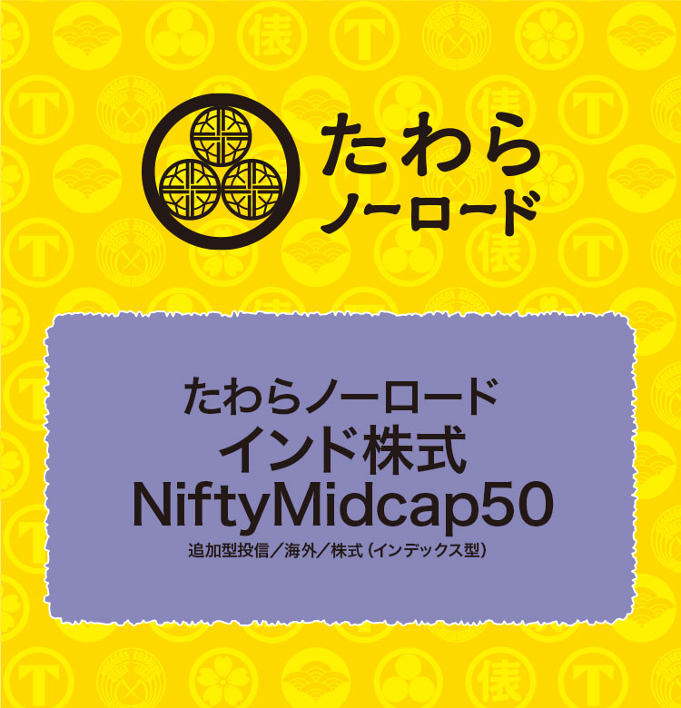 たわらノーロード　インド株式ＮｉｆｔｙＭｉｄｃａｐ５０