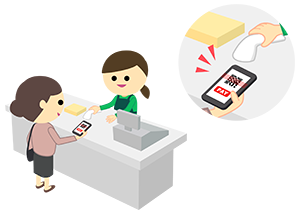 スマホ決済（イメージ）